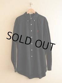 RalphLauren ブラックBDシャツ　 表記XL 