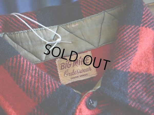 画像3: 1950s BIGMIKE マチ付きウールシャツ  実寸L〜