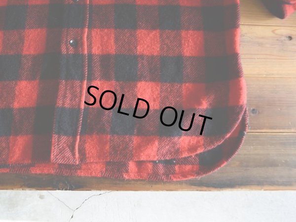 画像6: 1950s BIGMIKE マチ付きウールシャツ  実寸L〜