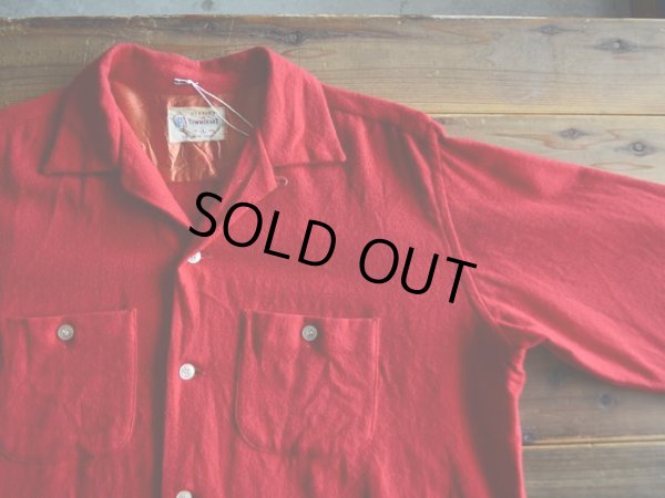 画像4: 1950s TOWNCRAFT ウールシャツ　 表記L 