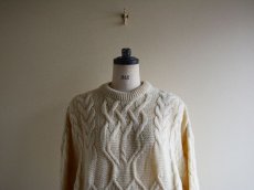 画像4: ARAN CRAFTS フィッシャーマンセーター　 MADE IN IRELAND　 表記M  (4)