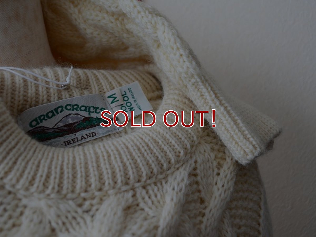 画像3: ARAN CRAFTS フィッシャーマンセーター　 MADE IN IRELAND　 表記M  (3)