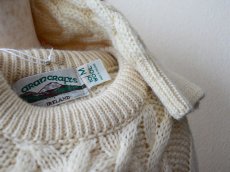 画像3: ARAN CRAFTS フィッシャーマンセーター　 MADE IN IRELAND　 表記M  (3)