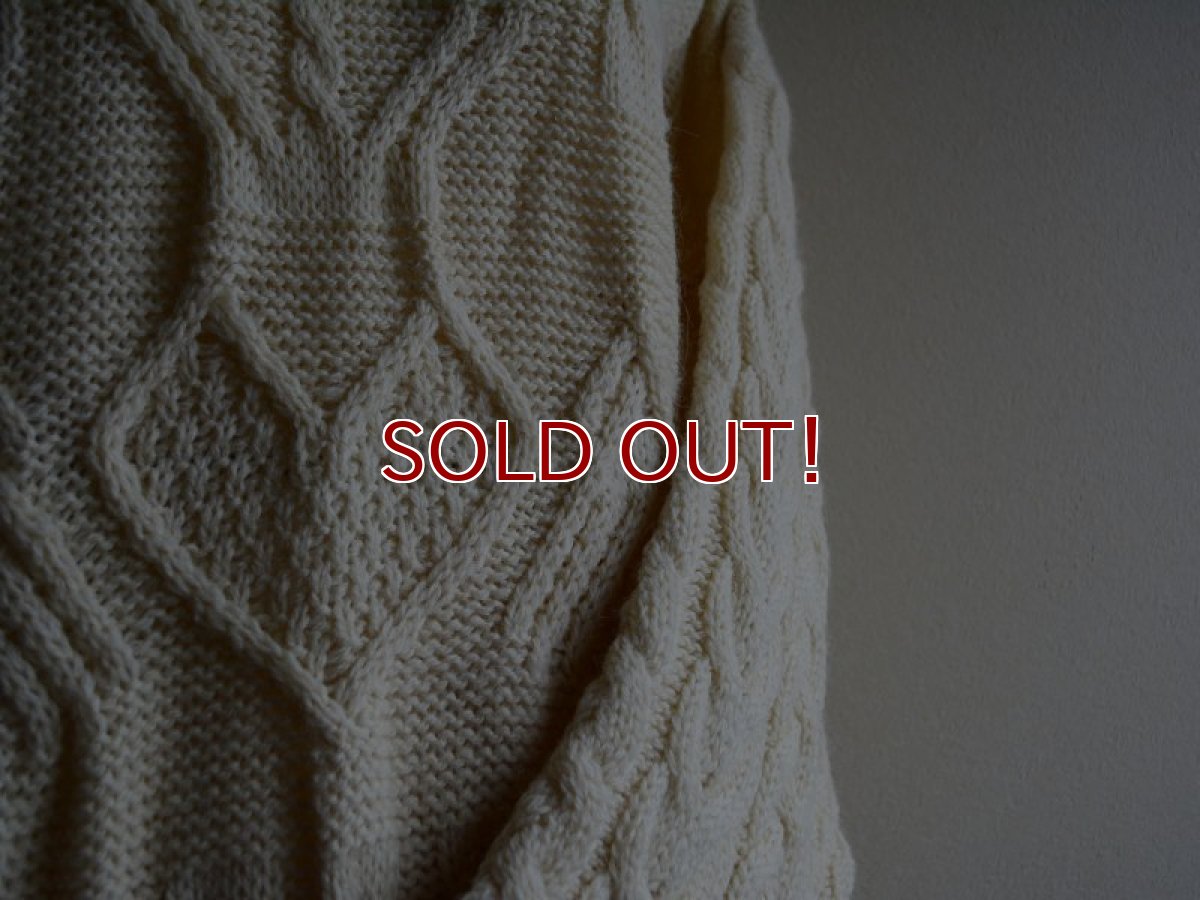 画像6: ARAN CRAFTS フィッシャーマンセーター　 MADE IN IRELAND　 表記M  (6)