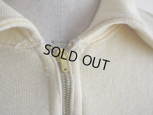 画像3: 1950s ハーフジップスウェット　 実寸SM 