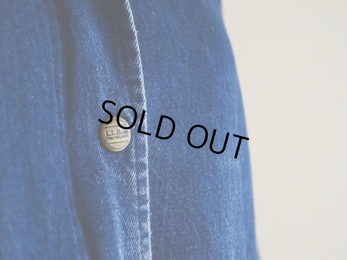 画像6: 1980s L.L.Bean デニムマウンテンパーカー　 表記W-L  (6)