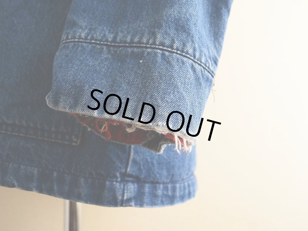 画像12: 1980s L.L.Bean デニムマウンテンパーカー　 表記W-L  (12)