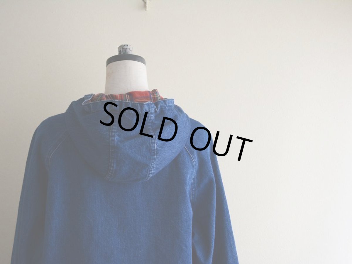 画像14: 1980s L.L.Bean デニムマウンテンパーカー　 表記W-L  (14)