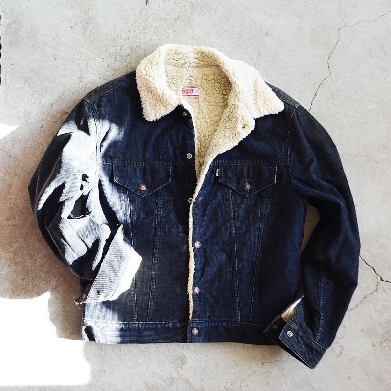 LEVI`S リーバイス コーデュロイボアジャケット サイズ:40 ヴィンテージ 70605/70s   ブラウン メンズ / 240001196397 1970s Levi's 70605コーデュロイボアジャケット 表記40 - 古着屋