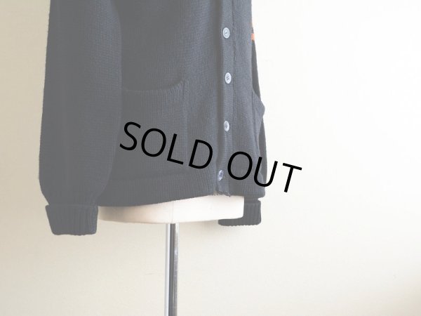 画像7: 1940s ローゲージウールニットカーディガン　 実寸ML 