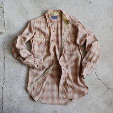画像1: 1950s PENDLETON オンブレウールシャツ　 表記14 1/2  (1)