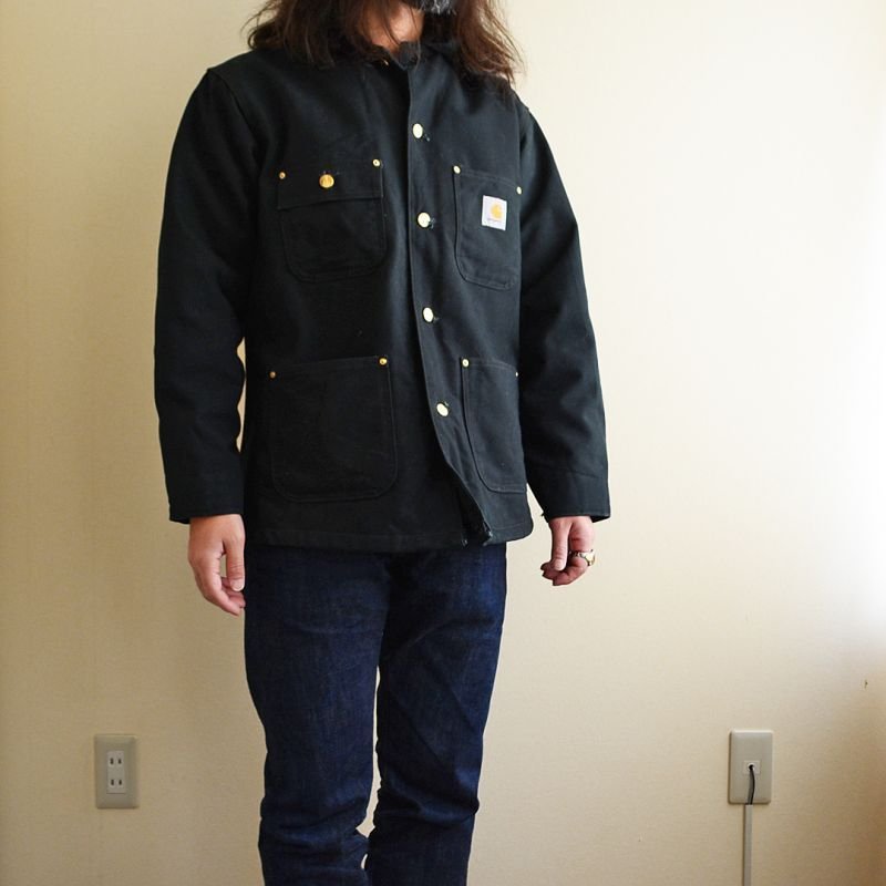 画像1: 1990s Carhartt ブランケット付きダックカバーオール　 表記40 