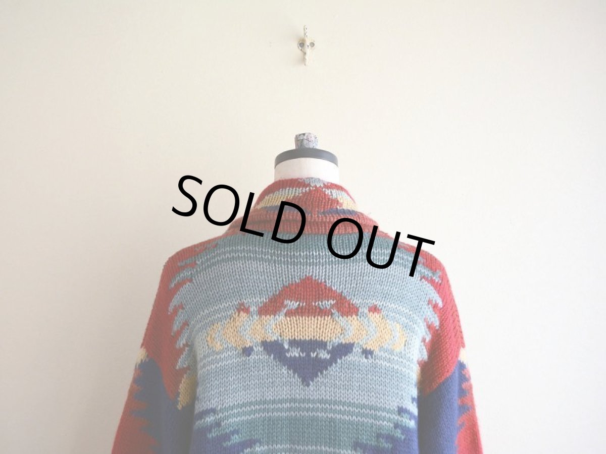 画像9: 〜1990s LAUREN RalphLauren ネイティブガウン　 表記L  (9)