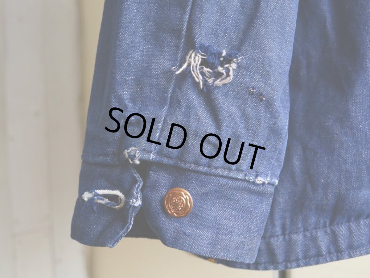 画像12: 1970s Wrangler ブランケット付きデニムカバーオール　 表記40  (12)