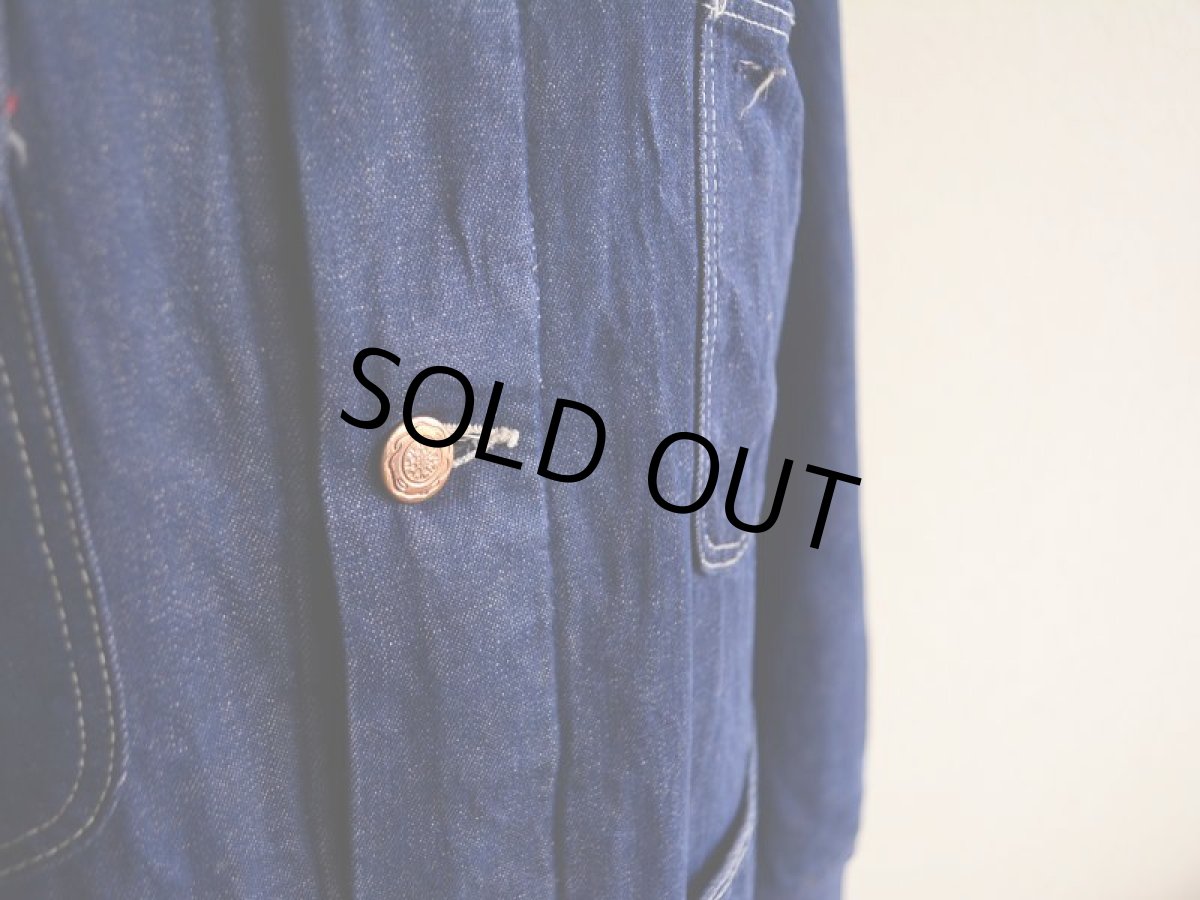 画像8: 1970s Wrangler ブランケット付きデニムカバーオール　 表記40  (8)