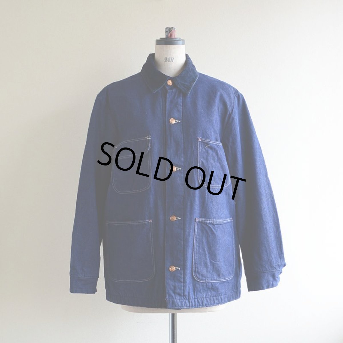 画像1: 1970s Wrangler ブランケット付きデニムカバーオール　 表記40  (1)