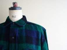 画像5: 1960s KingKole マチ付きウールシャツ　 実寸L  (5)
