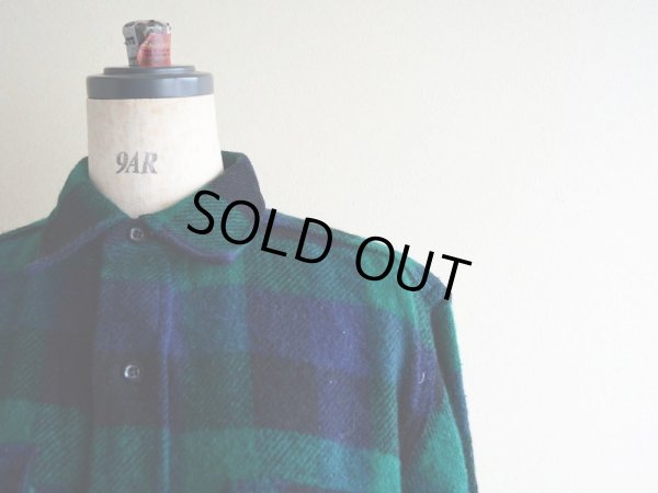 画像5: 1960s KingKole マチ付きウールシャツ　 実寸L 