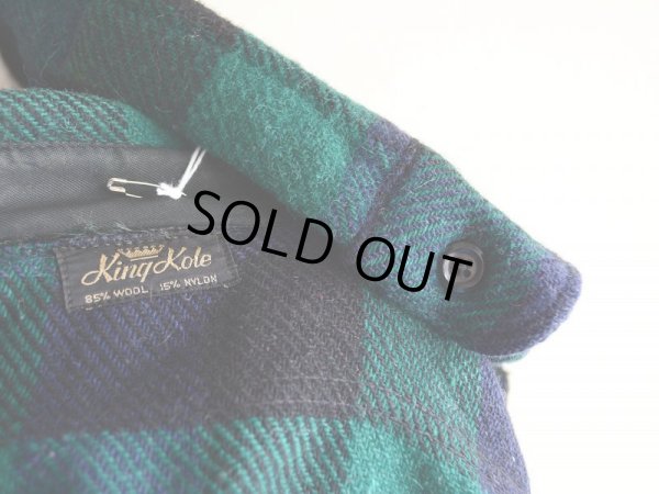 画像3: 1960s KingKole マチ付きウールシャツ　 実寸L 