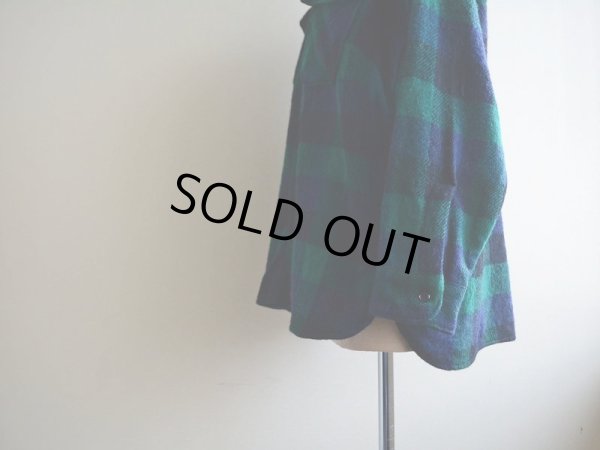 画像11: 1960s KingKole マチ付きウールシャツ　 実寸L 