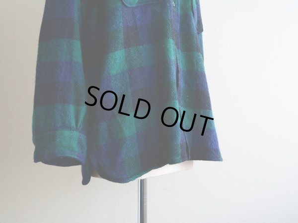 画像10: 1960s KingKole マチ付きウールシャツ　 実寸L 