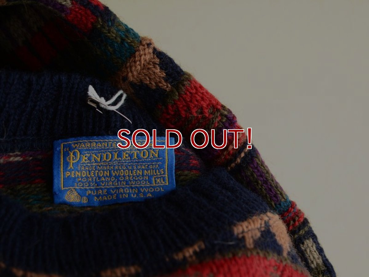 画像5: 1970s PENDLETON ウールセーター　 表記XL  (5)