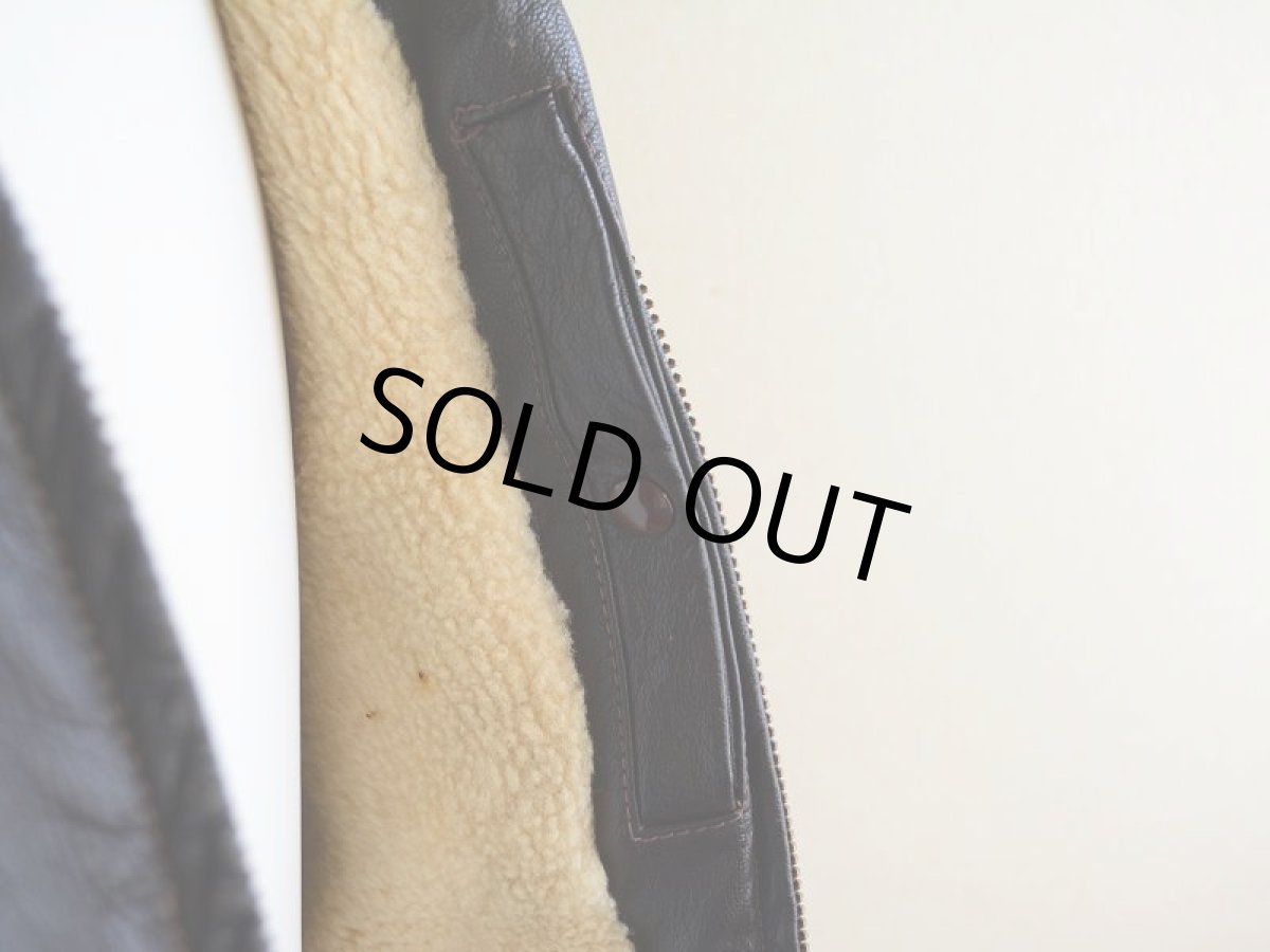 画像17: 1960s-70s L.L.Bean G-1 Type レザージャケット　 実寸38  (17)