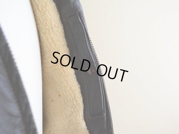 画像17: 1960s-70s L.L.Bean G-1 Type レザージャケット  実寸38