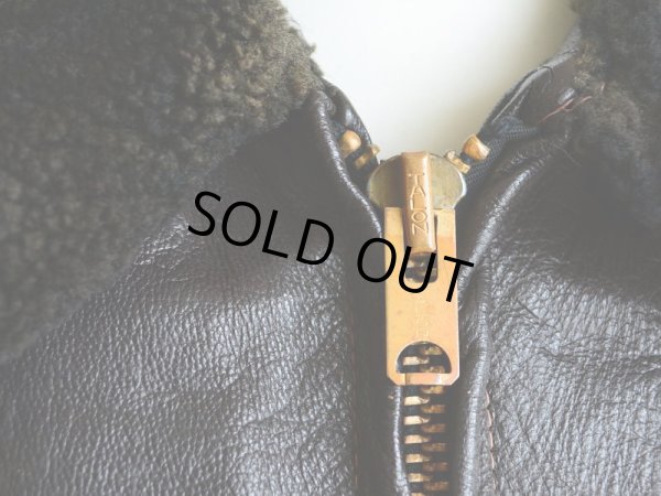 画像5: 1960s-70s L.L.Bean G-1 Type レザージャケット  実寸38