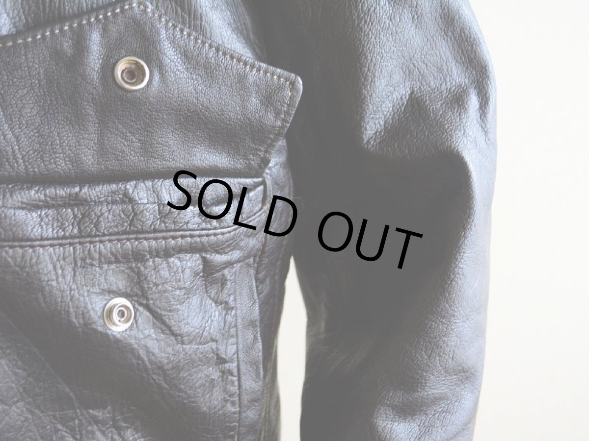 画像7: 1960s-70s L.L.Bean G-1 Type レザージャケット　 実寸38  (7)