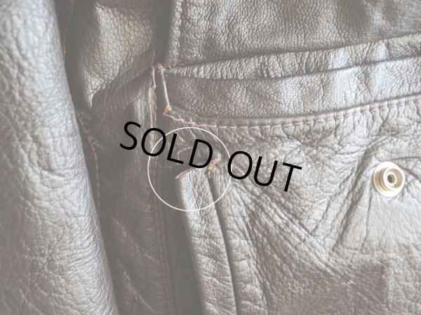 画像9: 1960s-70s L.L.Bean G-1 Type レザージャケット  実寸38