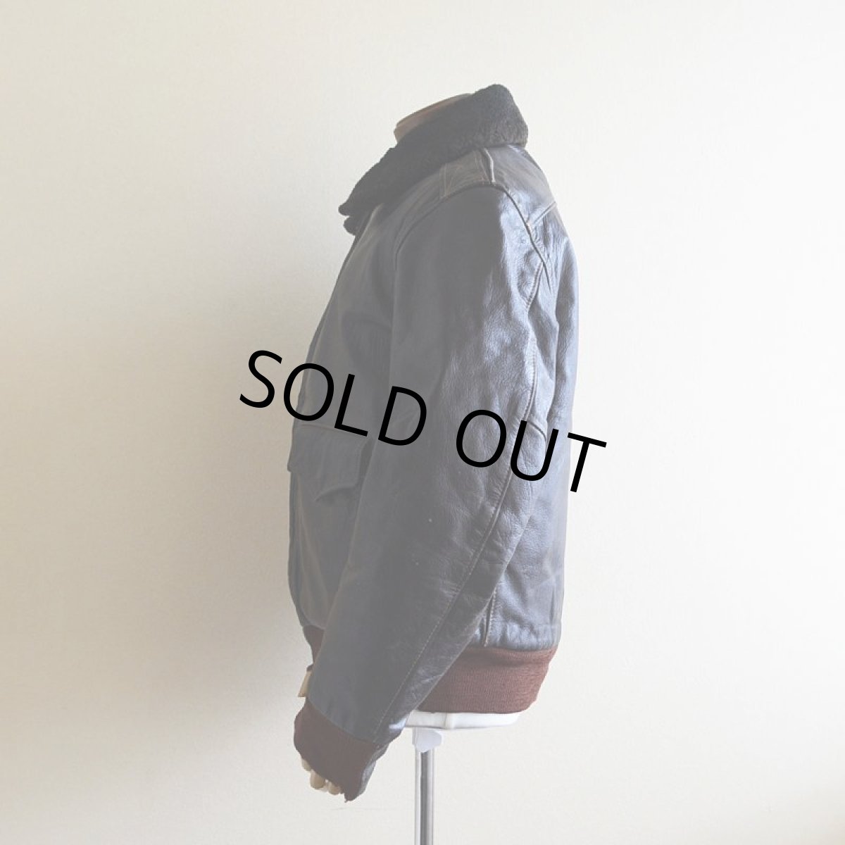 画像4: 1960s-70s L.L.Bean G-1 Type レザージャケット　 実寸38  (4)