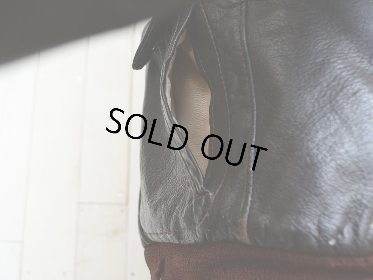 画像8: 1960s-70s L.L.Bean G-1 Type レザージャケット　 実寸38  (8)