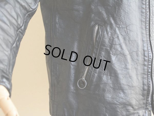 画像10: 1970s WIND CHEATER シングルライダースジャケット　 表記44 