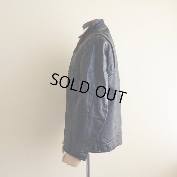 画像4: 1970s WIND CHEATER シングルライダースジャケット　 表記44 