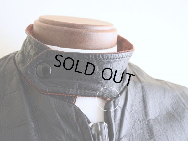 画像7: 1970s WIND CHEATER シングルライダースジャケット　 表記44 