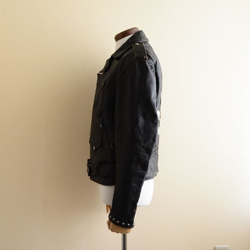 1970s Schott PERFECTO ライダースジャケット 表記42 - 古着屋HamburgCafe