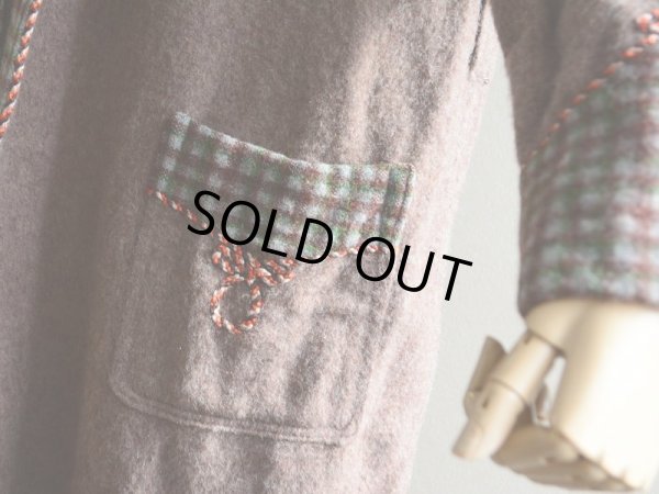 画像11: 1960s-70s ウールガウン　 実寸M 