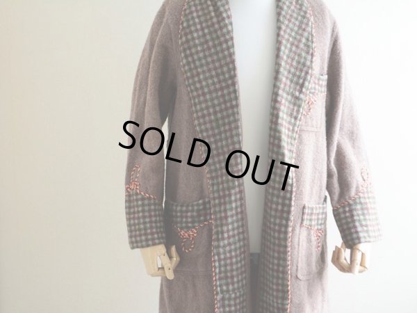 画像12: 1960s-70s ウールガウン　 実寸M 