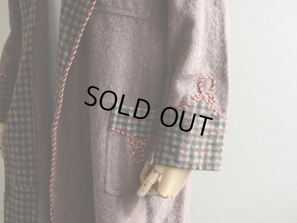 画像10: 1960s-70s ウールガウン　 実寸M 