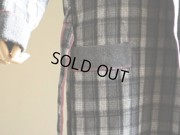 画像10: 1960s-70s ウールガウン  実寸ML