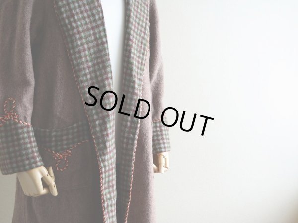 画像9: 1960s-70s ウールガウン　 実寸M 