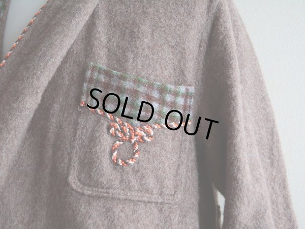 画像7: 1960s-70s ウールガウン　 実寸M 