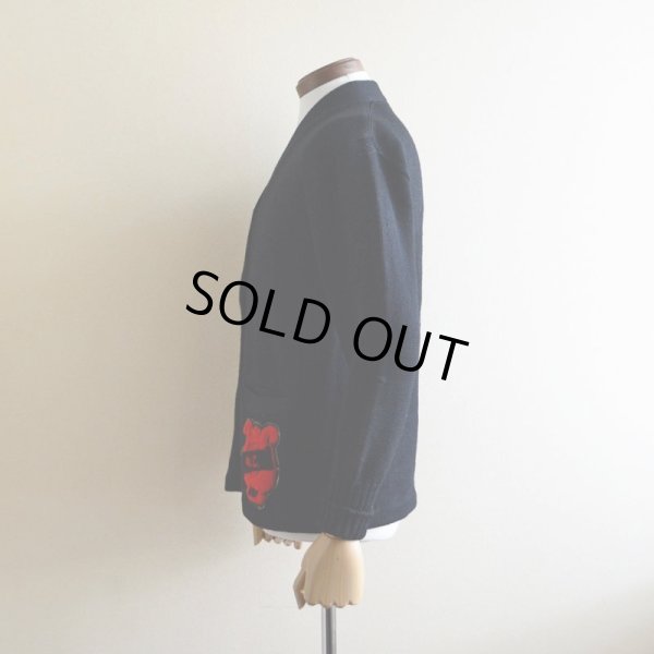 画像4: 1950s〜 レタードカーディガン　 実寸S 