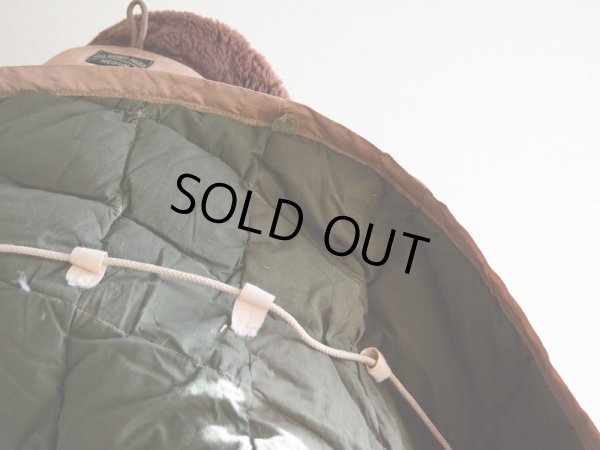 画像20: 1940s-50s ALASKA SLEEPING BAG 襟ボアダウンジャケット　 表記M 
