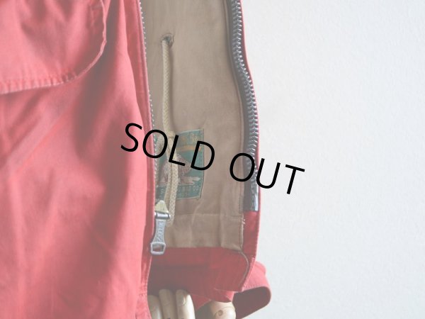 画像16: 1940s-50s ALASKA SLEEPING BAG 襟ボアダウンジャケット　 表記M 