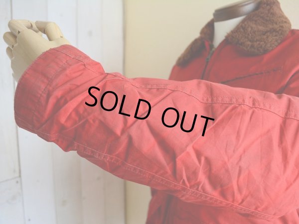 画像11: 1940s-50s ALASKA SLEEPING BAG 襟ボアダウンジャケット　 表記M 