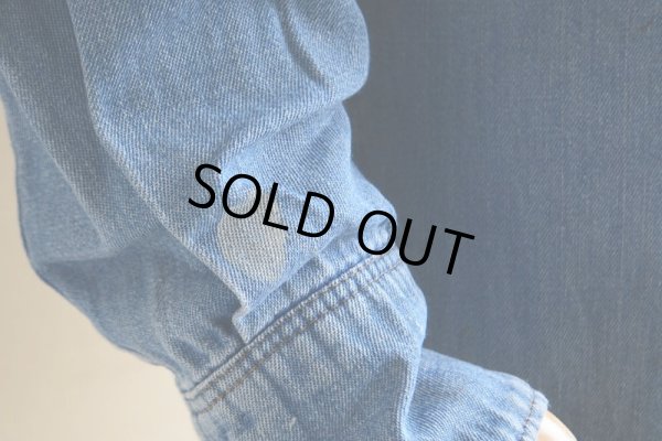 画像10: 1960s-70s Wrangler 27MWデニムウエスタンシャツ　 表記15 