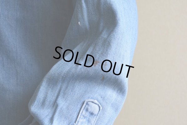 画像9: 1960s-70s Wrangler 27MWデニムウエスタンシャツ　 表記15 