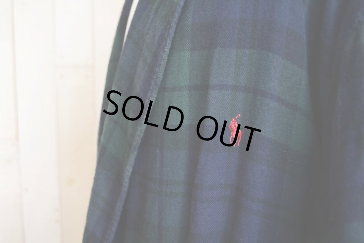 画像8: PoLo RalphLauren フランネルガウン　 表記S/M  (8)